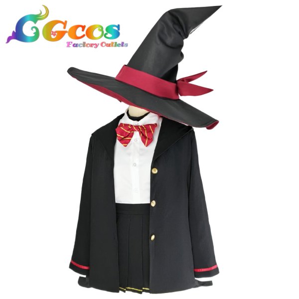 画像1: ブルーアーカイブ　白尾エリ　コスプレ衣装 (1)