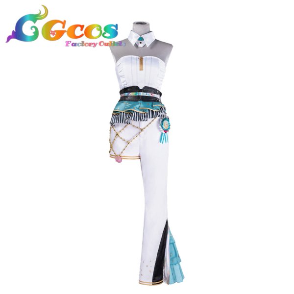 画像4: プロジェクトセカイ カラフルステージ！ feat. 初音ミク　白石杏　5th Anniversary 感謝祭　コスプレ衣装 (4)