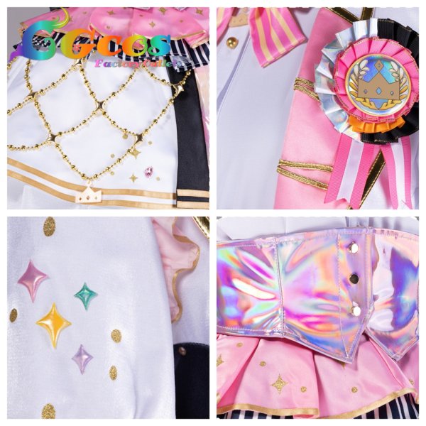 画像5: プロジェクトセカイ カラフルステージ！ feat. 初音ミク　鳳えむ　5th Anniversary 感謝祭　コスプレ衣装 (5)