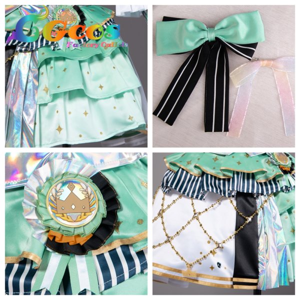 画像5: プロジェクトセカイ カラフルステージ！ feat. 初音ミク　草薙寧々　5th Anniversary 感謝祭　コスプレ衣装 (5)