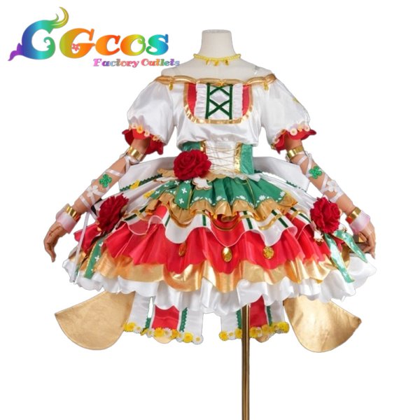 画像1: プリパラ　緑風ふわり　スーパーサイリウム　コスプレ衣装 (1)