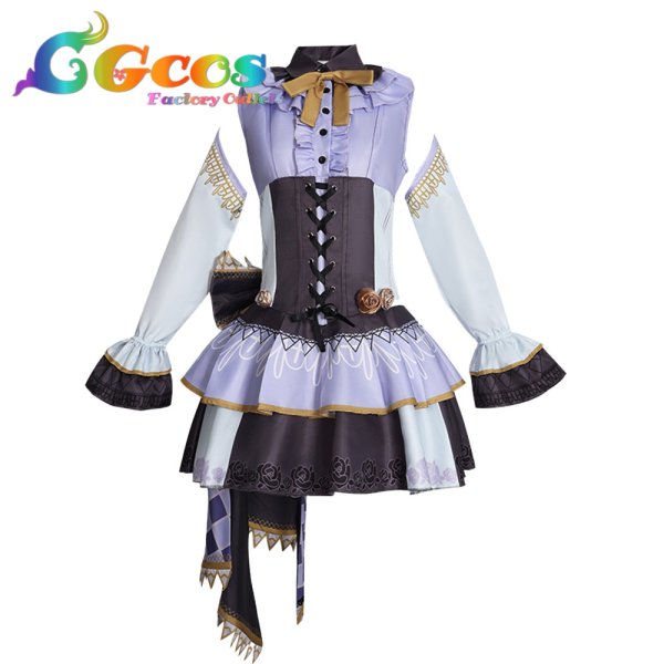 画像1: プロジェクトセカイ カラフルステージ！ feat. 初音ミク　宵崎奏　マスク・オブ・ティア　生きているように　コスプレ衣装 (1)