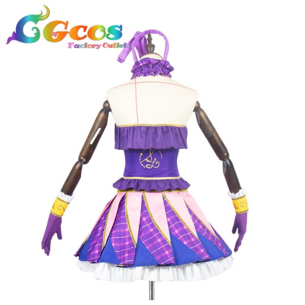 画像3: アイカツ!　白樺リサ　ラベンダーパレード　コスプレ衣装 (3)