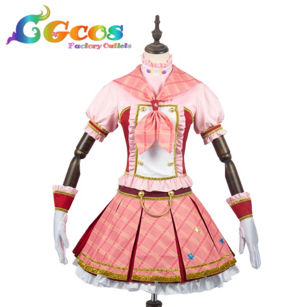 画像1: アイカツ！　大空あかり　アプリコットトルテ　コスプレ衣装 (1)