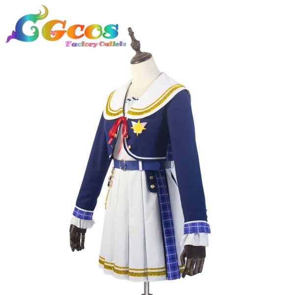 画像2: アイカツアカデミー！　姫乃みえる　真未夢メエ　和央パリン　凛堂たいむ　制服　コスプレ衣装 (2)