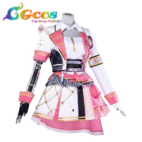 画像2: プロジェクトセカイ カラフルステージ！ feat. 初音ミク　小豆沢こはね　5th Anniversary 感謝祭　コスプレ衣装 (2)