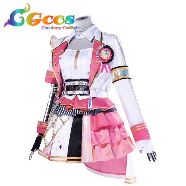 画像3: プロジェクトセカイ カラフルステージ！ feat. 初音ミク　小豆沢こはね　5th Anniversary 感謝祭　コスプレ衣装 (3)