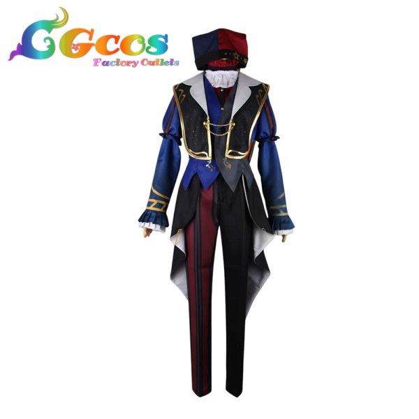 画像1: プロジェクトセカイ カラフルステージ！ feat. 初音ミク　天馬司　Fearless Clown　滲む瞳に、不死鳥　コスプレ衣装 (1)