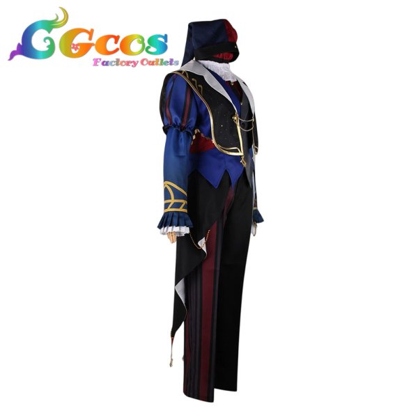 画像2: プロジェクトセカイ カラフルステージ！ feat. 初音ミク　天馬司　Fearless Clown　滲む瞳に、不死鳥　コスプレ衣装 (2)