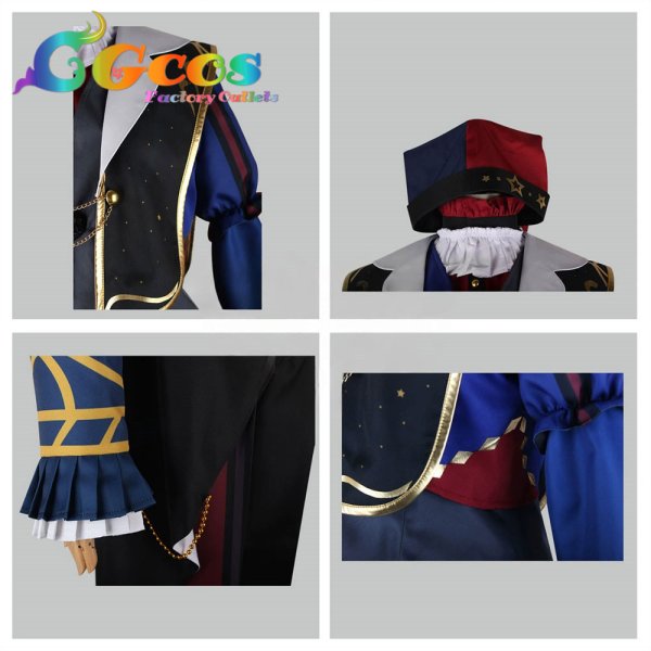 画像7: プロジェクトセカイ カラフルステージ！ feat. 初音ミク　天馬司　Fearless Clown　滲む瞳に、不死鳥　コスプレ衣装 (7)