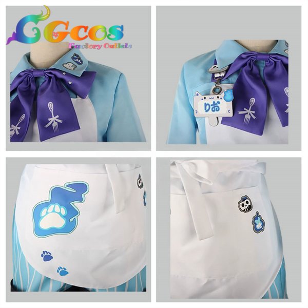 画像5: バーチャルYouTuber　VTuber　水無世燐央　猫カフェ　コスプレ衣装 (5)