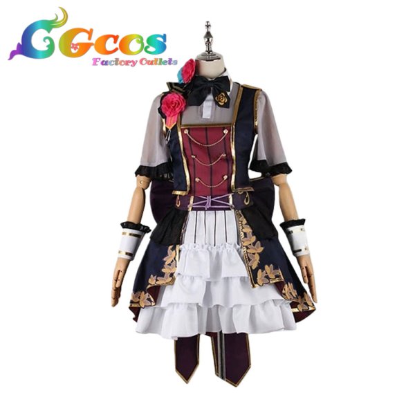 画像1: BanG Dream!（バンドリ！）　宇田川あこ　7th☆LIVE　コスプレ衣装 (1)