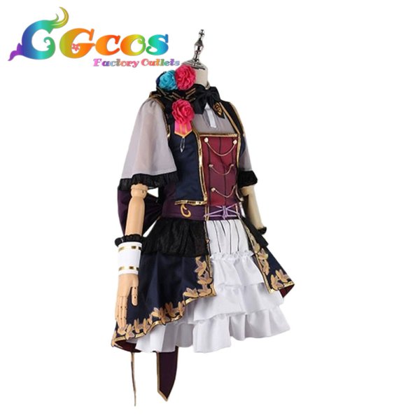 画像2: BanG Dream!（バンドリ！）　宇田川あこ　7th☆LIVE　コスプレ衣装 (2)