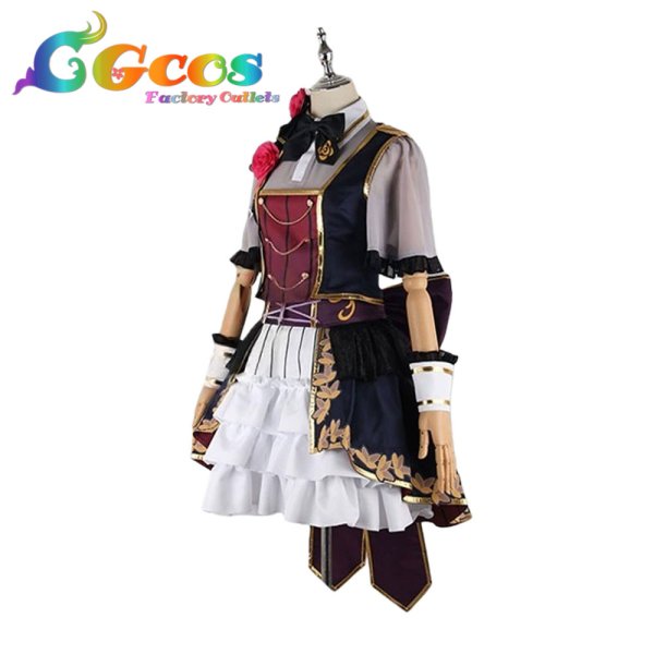 画像3: BanG Dream!（バンドリ！）　宇田川あこ　7th☆LIVE　コスプレ衣装 (3)