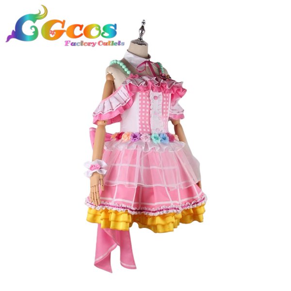 画像2: BanG Dream!（バンドリ!）　丸山彩　ドリームイルミネート　2周年　コスプレ衣装 (2)