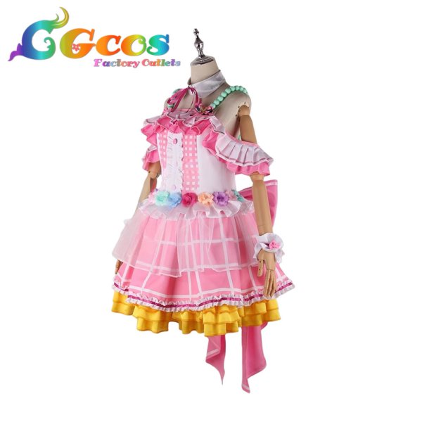 画像3: BanG Dream!（バンドリ!）　丸山彩　ドリームイルミネート　2周年　コスプレ衣装 (3)