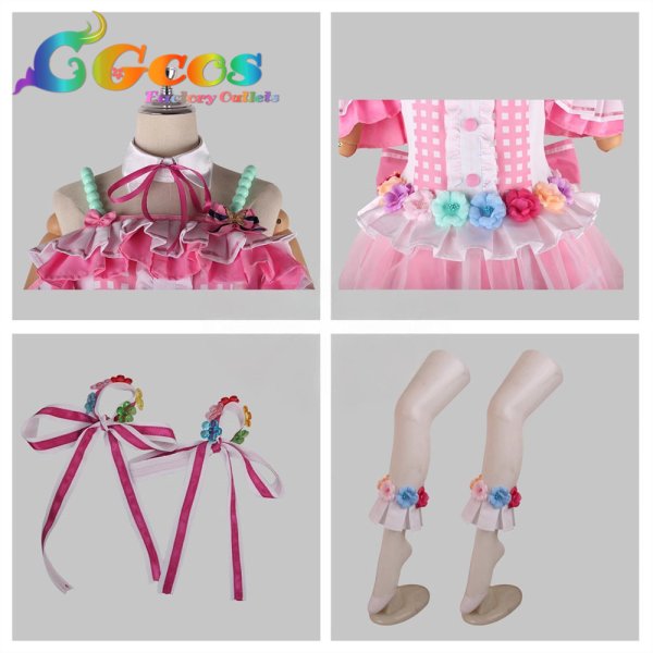 画像5: BanG Dream!（バンドリ!）　丸山彩　ドリームイルミネート　2周年　コスプレ衣装 (5)