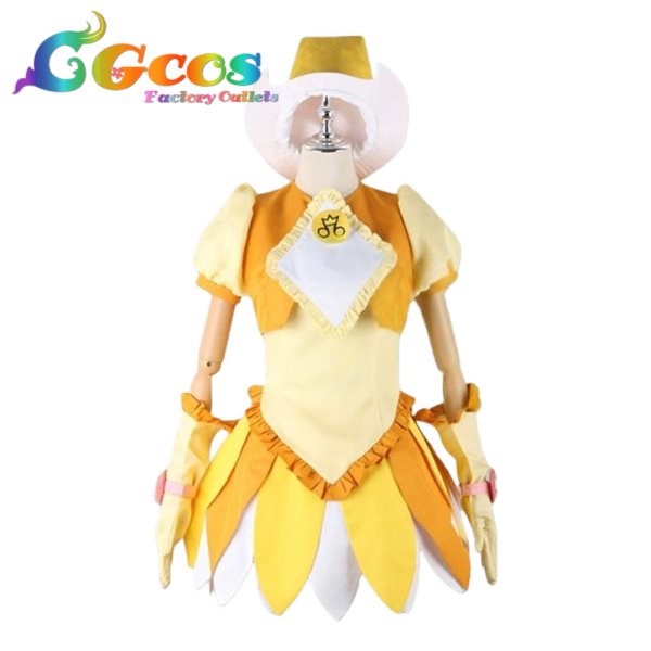 画像1: も〜っと！おジャ魔女どれみ　飛鳥ももこ　魔女見習い服　コスプレ衣装 (1)