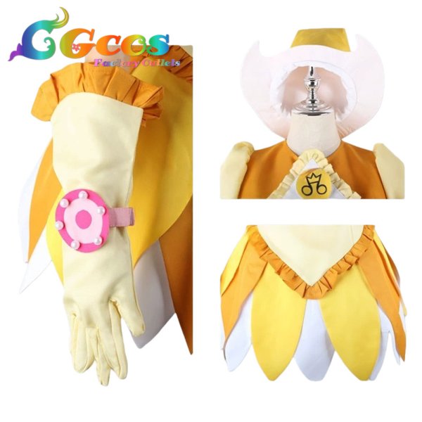 画像4: も〜っと！おジャ魔女どれみ　飛鳥ももこ　魔女見習い服　コスプレ衣装 (4)