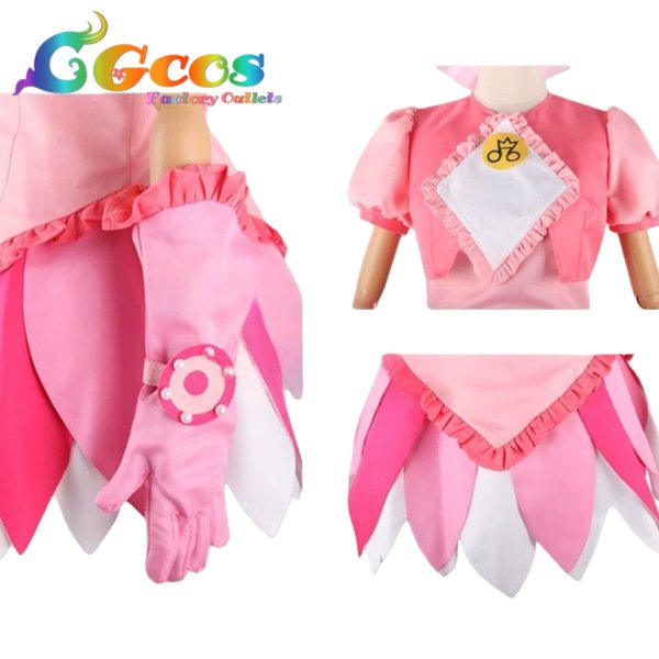 画像4: も〜っと！おジャ魔女どれみ　春風ぽっぷ　魔女見習い服　コスプレ衣装 (4)