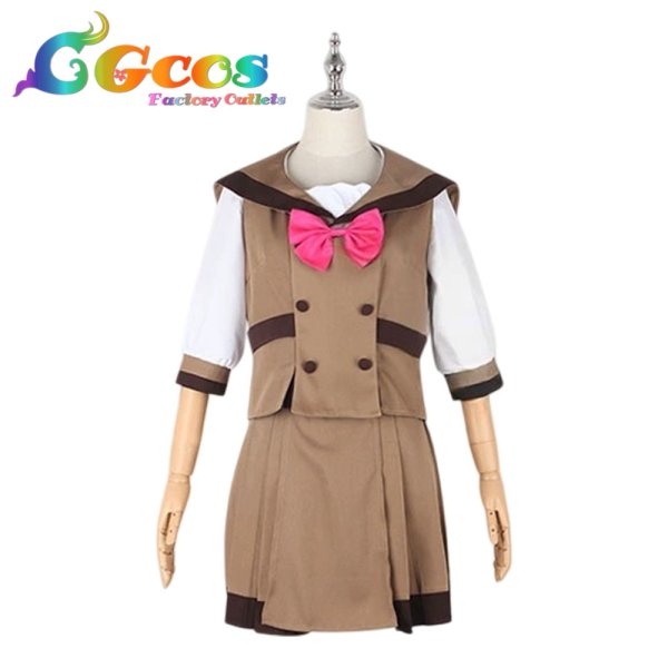 画像1: わんだふるぷりきゅあ　犬飼いろは　制服　コスプレ衣装 (1)