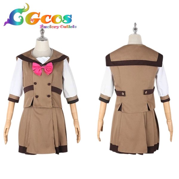 画像2: わんだふるぷりきゅあ　犬飼いろは　制服　コスプレ衣装 (2)