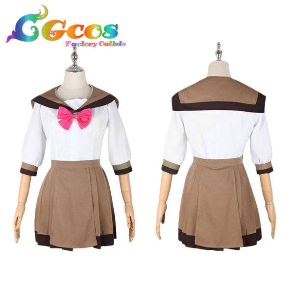 画像4: わんだふるぷりきゅあ　犬飼いろは　制服　コスプレ衣装 (4)