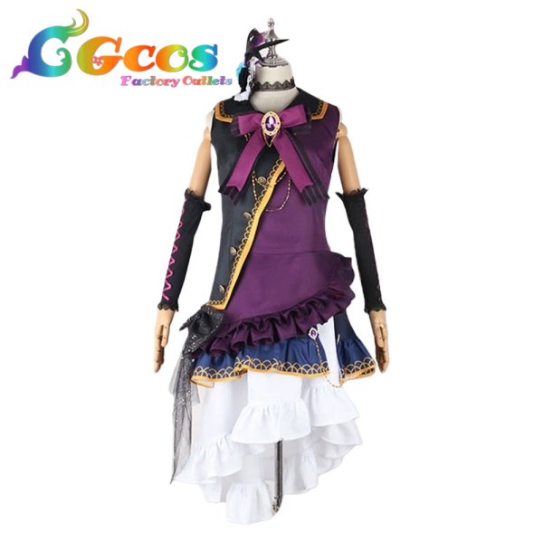 画像1: BanG Dream!（バンドリ！）　湊友希那　BLACK SHOUT　コスプレ衣装 (1)