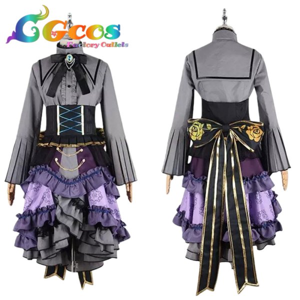 画像4: BanG Dream!（バンドリ！）　氷川紗夜　6th anniversary　コスプレ衣装 (4)