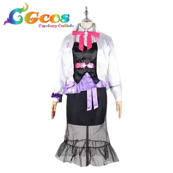 画像1: バーチャルYouTuber　Vtuber　狂蘭メロコ(Meloco Kyoran)　メイド服　コスプレ衣装 (1)