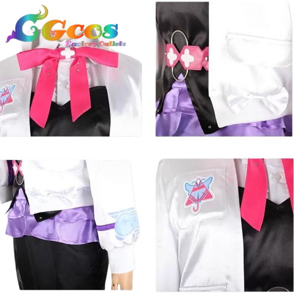 画像5: バーチャルYouTuber　Vtuber　狂蘭メロコ(Meloco Kyoran)　メイド服　コスプレ衣装 (5)