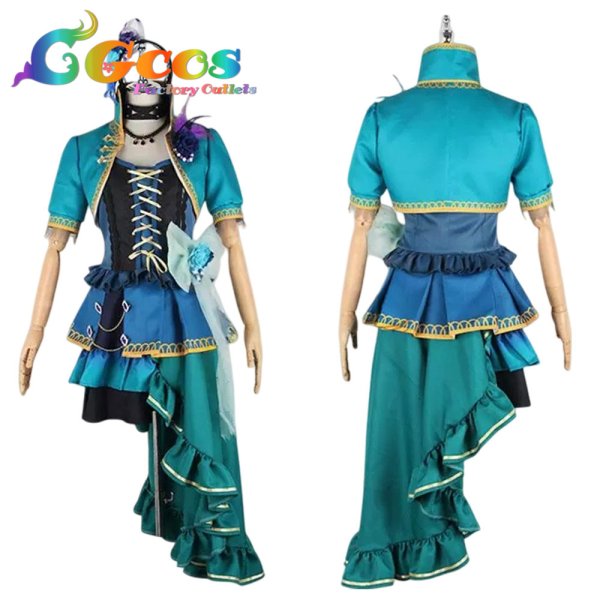 画像2: BanG Dream!（バンドリ！）　氷川紗夜　5th Single　Opera of the wasteland　コスプレ衣装 (2)