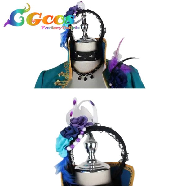 画像5: BanG Dream!（バンドリ！）　氷川紗夜　5th Single　Opera of the wasteland　コスプレ衣装 (5)