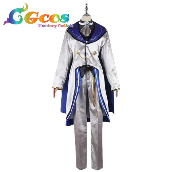 画像1: あんさんぶるスターズ！　あんスタ　天祥院英智　追憶＊モノクロのチェックメイト　コスプレ衣装 (1)