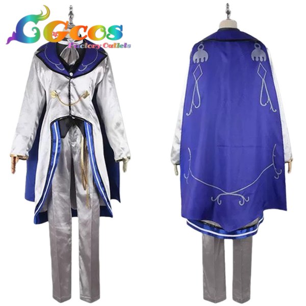 画像2: あんさんぶるスターズ！　あんスタ　天祥院英智　追憶＊モノクロのチェックメイト　コスプレ衣装 (2)