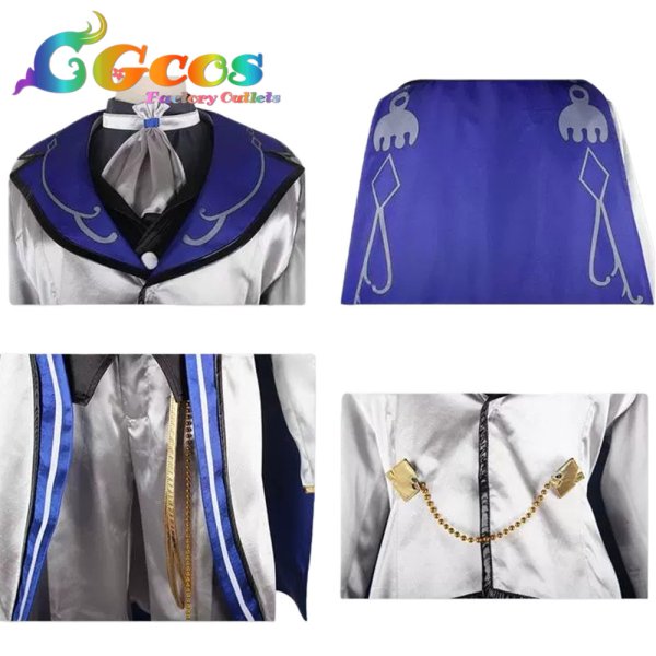 画像5: あんさんぶるスターズ！　あんスタ　天祥院英智　追憶＊モノクロのチェックメイト　コスプレ衣装 (5)