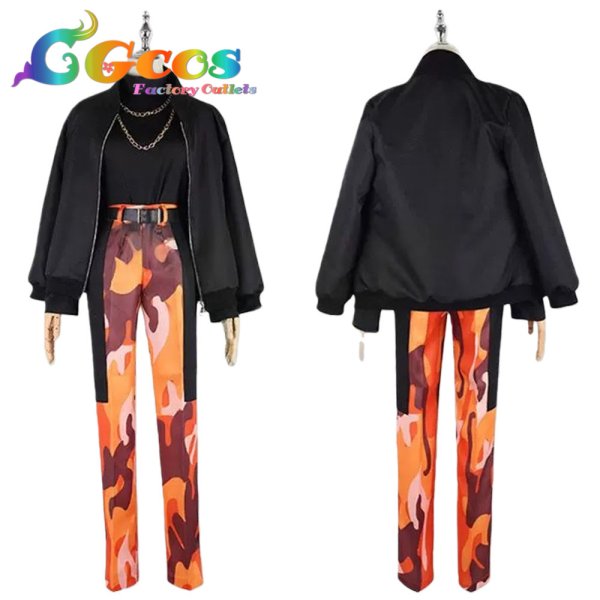 画像2: ヒプノシスマイク　毒島メイソン理鶯　anan衣装　コスプレ衣装 (2)