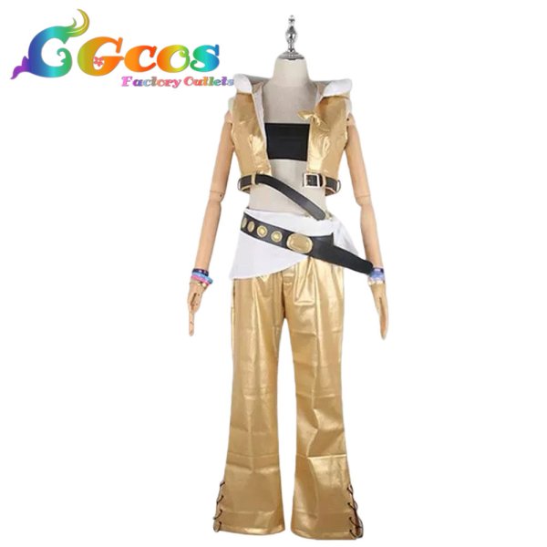 画像1: アイドルマスター ミリオンライブ！　我那覇響　オーバーマスター　コスプレ衣装 (1)