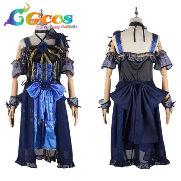 画像2: BanG Dream!（バンドリ！）　宇田川あこ　4thシングル　ONENESS　コスプレ衣装 (2)