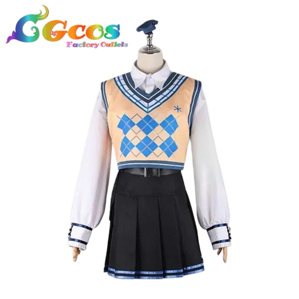 画像1: プロジェクトセカイ カラフルステージ！ feat. 初音ミク　星乃一歌　のんびりピクニックコーデ　コスプレ衣装 (1)