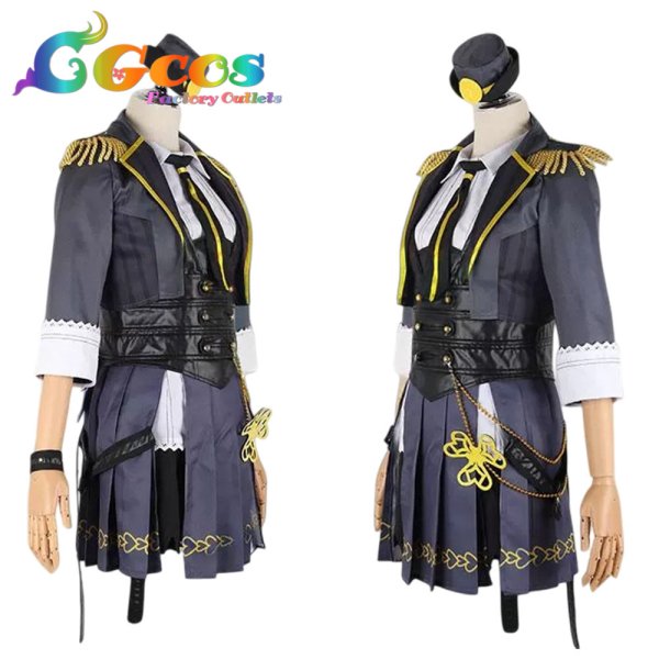 画像3: プロジェクトセカイ カラフルステージ！ feat. 初音ミク　桐谷遥　ホープフルソルジャー　コスプレ衣装 (3)