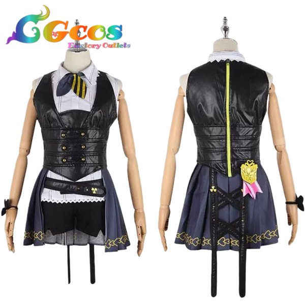 画像4: プロジェクトセカイ カラフルステージ！ feat. 初音ミク　桃井愛莉　5th Single　イフ/パラソルサイダー　コスプレ衣装 (4)