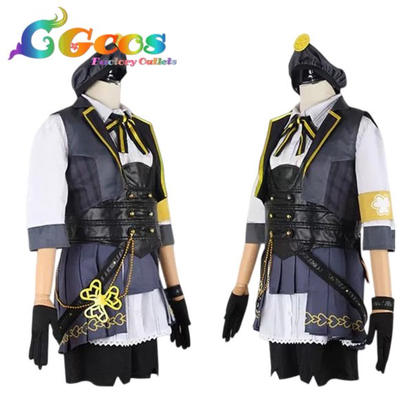 画像3: プロジェクトセカイ カラフルステージ！ feat. 初音ミク　花里みのり　初めての声域チェック！　コスプレ衣装 (3)