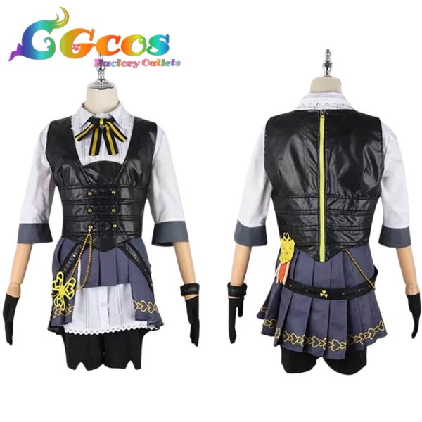 画像4: プロジェクトセカイ カラフルステージ！ feat. 初音ミク　花里みのり　初めての声域チェック！　コスプレ衣装 (4)