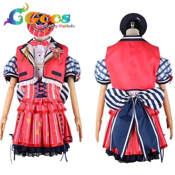 画像2: BanG Dream!（バンドリ！）　戸山香澄　チアフルスター☆　2周年　コスプレ衣装 (2)