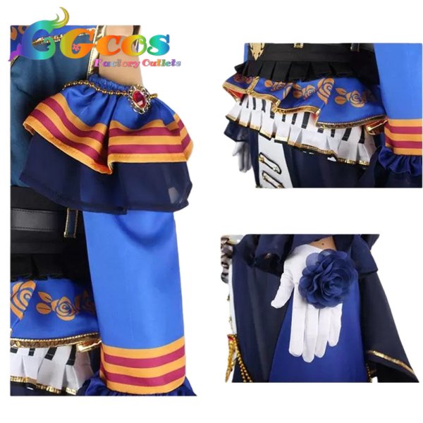 画像5: BanG Dream!（バンドリ！）　湊友希那　充足の凱旋　コスプレ衣装 (5)