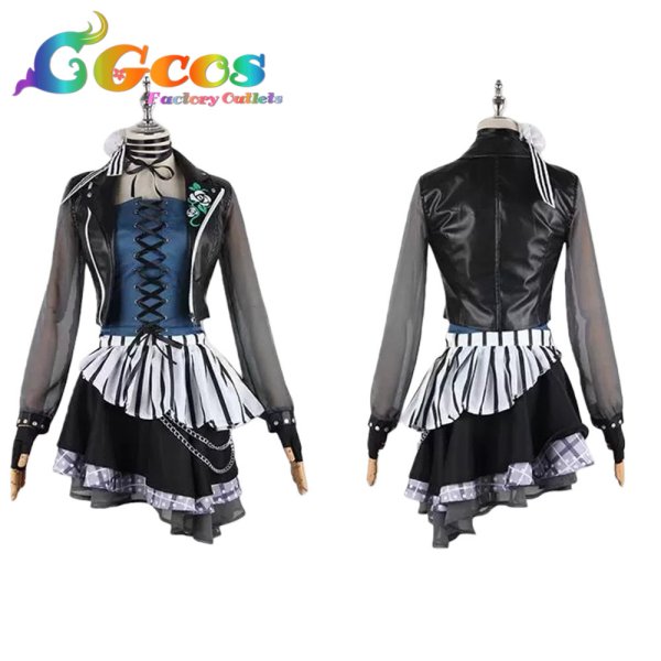 画像2: BanG Dream!（バンドリ！）　白金燐子　秘めたる闘志　コスプレ衣装 (2)