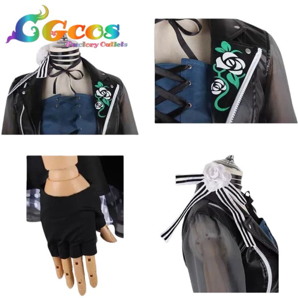 画像4: BanG Dream!（バンドリ！）　白金燐子　秘めたる闘志　コスプレ衣装 (4)