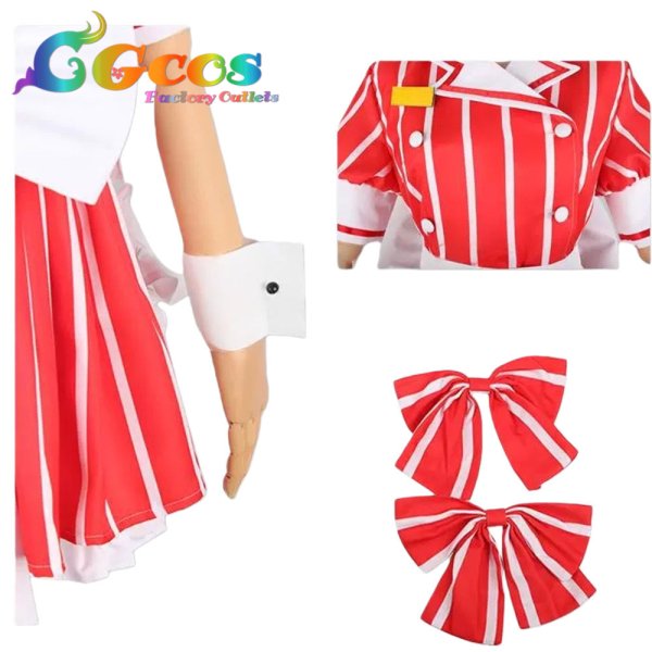 画像4: Vocaloid　重音テト　メズマライザー　赤いVer.　コスプレ衣装 (4)