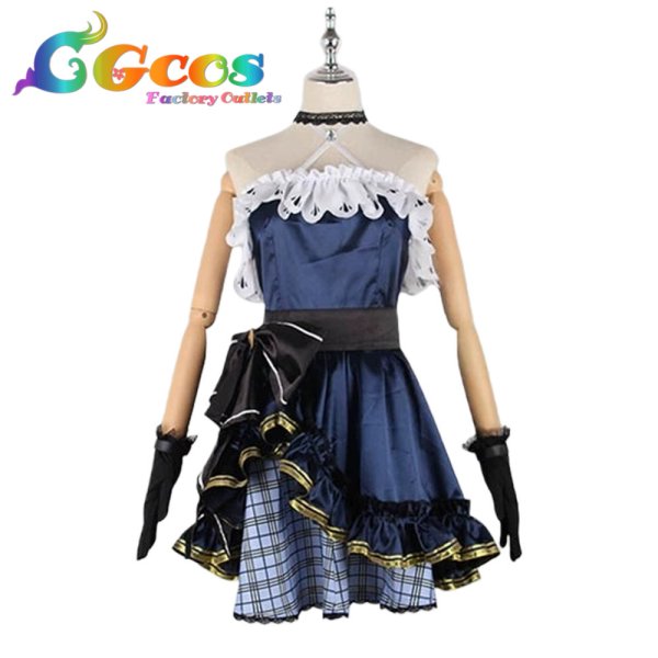 画像1: バーチャルYouTuber　VTuber　藍沢エマ　初期衣装　コスプレ衣装 (1)